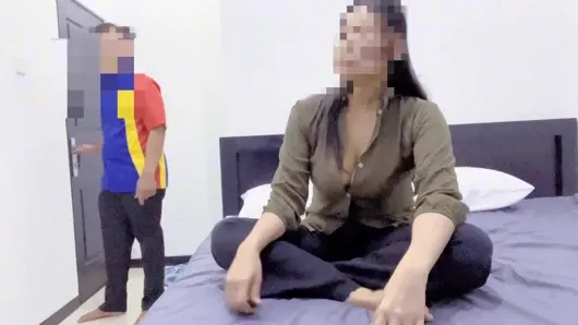 Female boss punishes employee for stealing panties used for fap