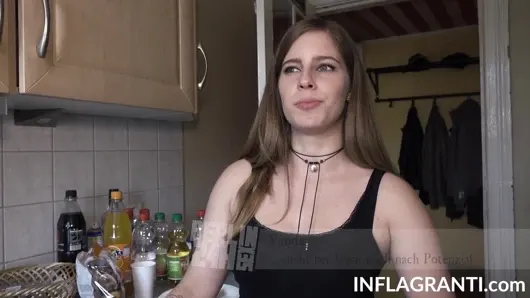 Muhteşem vanda melek ofiste çivilenmiş alır