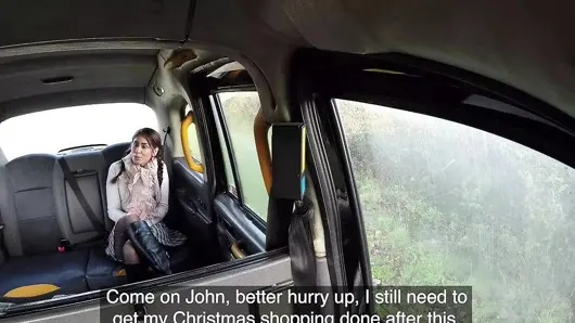 Sahte taksi İngiliz bebek sahara knite verir harika derin boğaz