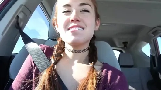 kahve önce arabada Creampied