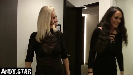 Üçlü ile iki sıcak Alman milfs
