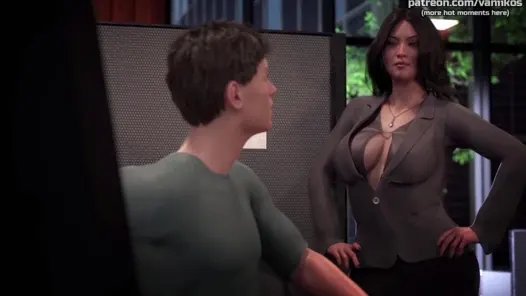 Asyalı orta yaşlı seksi kadın anal seks dölleme | Genesis Order | Tabu hentai 3d oyun | Bölüm 31