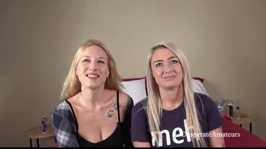 Desperate Amateurs Alex Misty and Misty Meaner get their big tits and tight milf pussies banged hard
