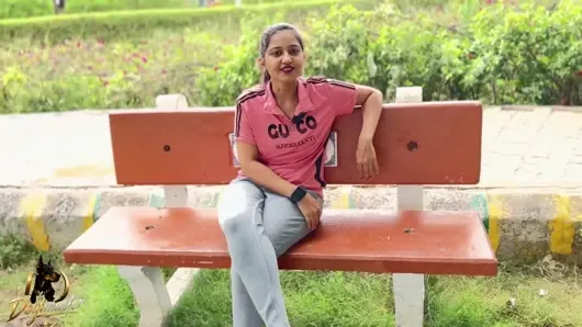 First Time Meeting in Park Girlfriend Jeans and Top Hot Sexy