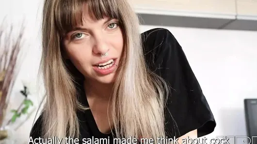 Komik seks ile dices kadar şaşırtıcı orgazm ve Creampie