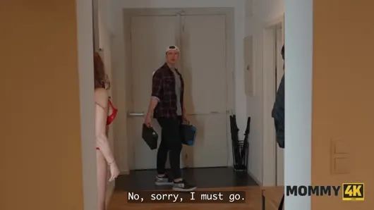 MOMMY4K. Honey, call me later – your Boyfriend is fucking me in your bed