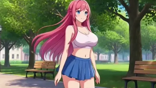 Risky Outdoor fucking with Stranger Animation 3D